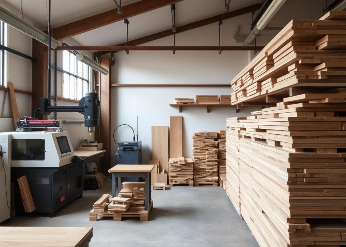 Atelier de menuiserie Batimob dans le Jura